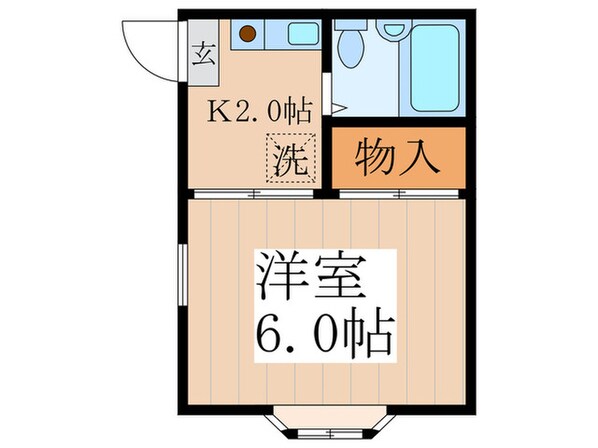 耳塚ハイツの物件間取画像